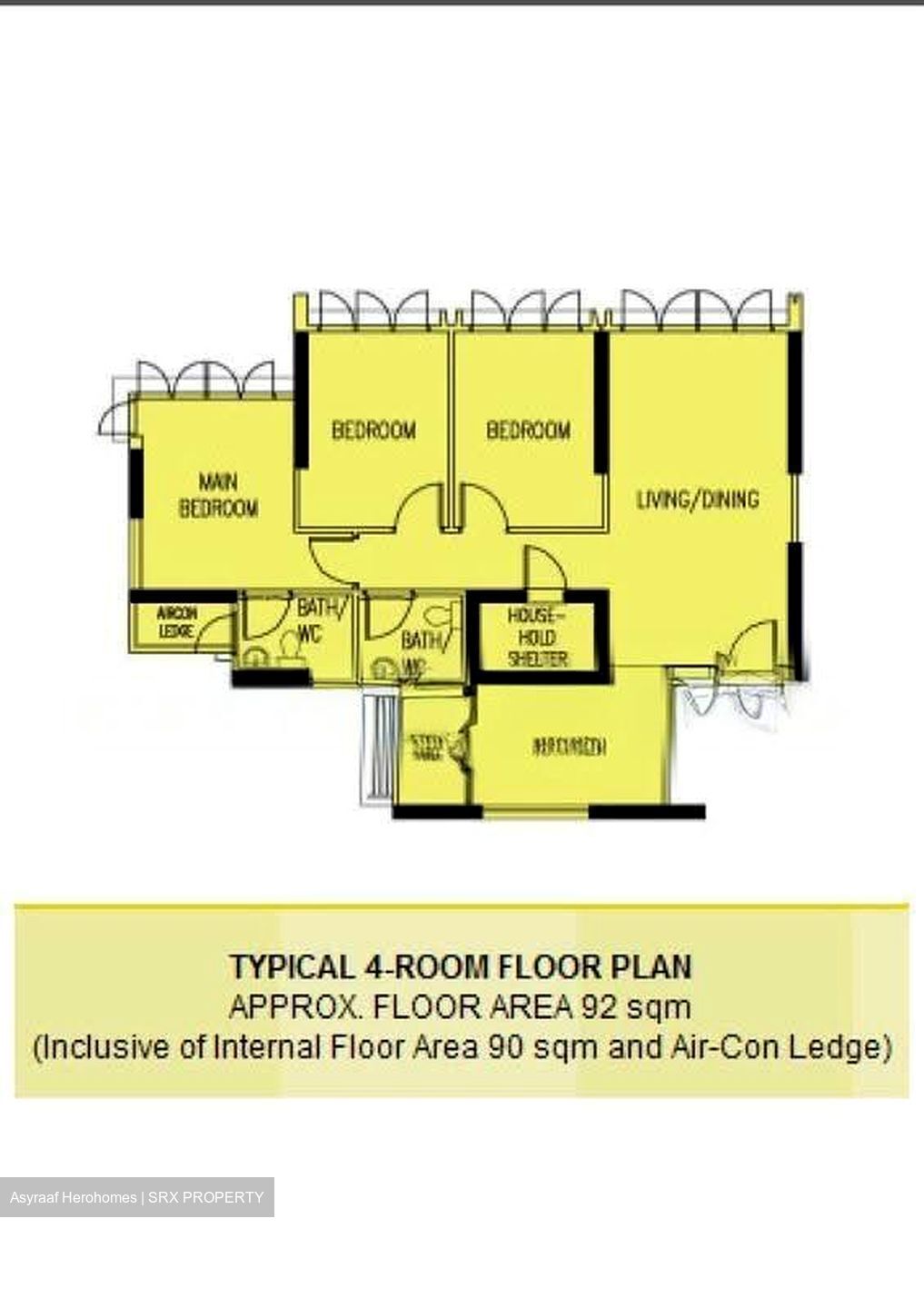 Blk 56 Teban View (Jurong East), HDB 4 Rooms #631557451